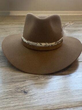 Kemo Sabe Grit Rabbit Felt Hat Tobacco 7 1/8 Unbranded